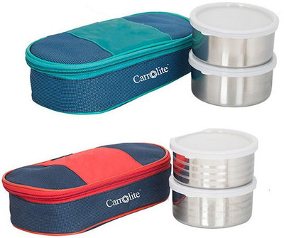 Philco Combo Royal Blue-Green+Royal Red-Blue 4 Containers Lunch Box(800 ml), Multicolor
Philco Combo Royal Blue-Green+Royal Red-Blue 4 Containers Lunch Box(800 ml), Multicolor