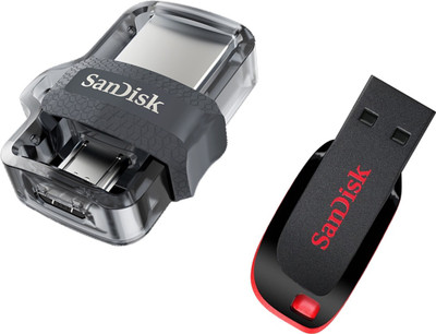 SanDisk Dual 3.0 OTG + Cruzer Blade Flash Drive Usb 64 GB Pen Drive(Multicolor)
SanDisk Dual 3.0 OTG + Cruzer Blade Flash Drive Usb 64 GB Pen Drive(Multicolor)