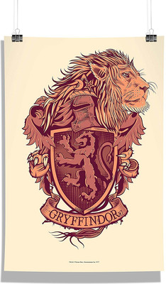 Harry Potter - Gryffindor logo w.lion Wall Poster Photographic Paper(18 inch X 12 inch, Rolled)
Harry Potter - Gryffindor logo w.lion Wall Poster Photographic Paper(18 inch X 12 inch, Rolled)