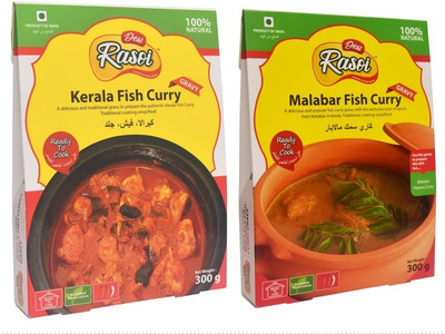 Desi Rasoi DESI RASOI Combo- Kerala Fish Curry + Malabar Fish Curry (Pack of 2) 600 g 600 g
Desi Rasoi DESI RASOI Combo- Kerala Fish Curry + Malabar Fish Curry (Pack of 2) 600 g 600 g