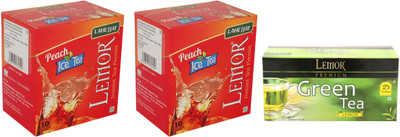 Lemor Pack of Peach 2 flavour Ice Tea (10 sachet) & 1 Pack of 25 Lemon Tea Bags Box(45 Bags)
Lemor Pack of Peach 2 flavour Ice Tea (10 sachet) & 1 Pack of 25 Lemon Tea Bags Box(45 Bags)