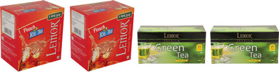 Lemor Combo Pack of 2 Peach Ice Tea (10 sachet) & 2 Pack of 25 Ginger Tea Bags Box(70 Bags)
Lemor Combo Pack of 2 Peach Ice Tea (10 sachet) & 2 Pack of 25 Ginger Tea Bags Box(70 Bags)