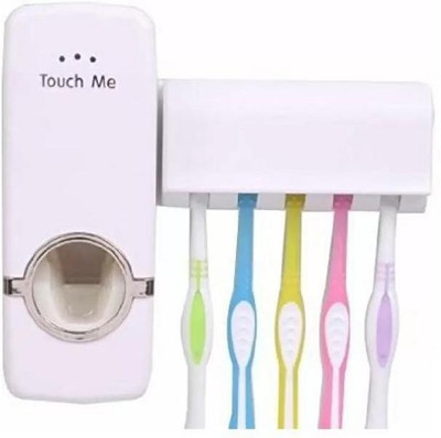 Starbust 11540 Automatic Toothpaste Dispenser With 4 Piece Toothbrush Holder- White Plastic Toothbrush Holder Plastic Toothbrush Holder(White, Wall Mount)
Starbust 11540 Automatic Toothpaste Dispenser With 4 Piece Toothbrush Holder- White Plastic Toothbrush Holder Plastic Toothbrush Holder(White, Wall Mount)