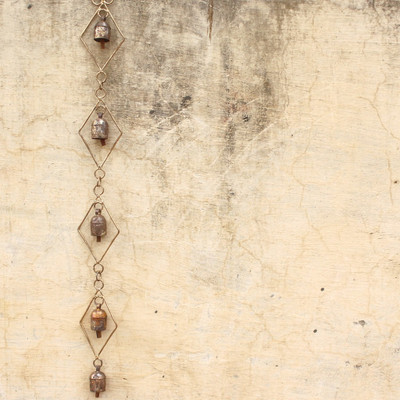De Kulture Works Bell Metal Wind Chime 25X2.5X1 LWH (Inches) For Hanging Bells Garden Decoration Ideal For New Year Anniversary Birthday Teachers Day Gift For Girl Woman (Brown) Iron Windchime(24 inch, Brown, Gold)
De Kulture Works Bell Metal Wind Chime 25X2.5X1 LWH (Inches) For Hanging Bells Garden Decoration Ideal For New Year Anniversary Birthday Teachers Day Gift For Girl Woman (Brown) Iron Windchime(24 inch, Brown, Gold)