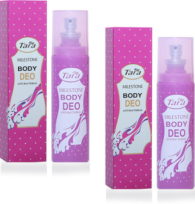 Tara Milestone Body Deo (100ml) - Pack of 2 Deodorant Spray - For Men & Women(100 ml, Pack of 2)
Tara Milestone Body Deo (100ml) - Pack of 2 Deodorant Spray - For Men & Women(100 ml, Pack of 2)