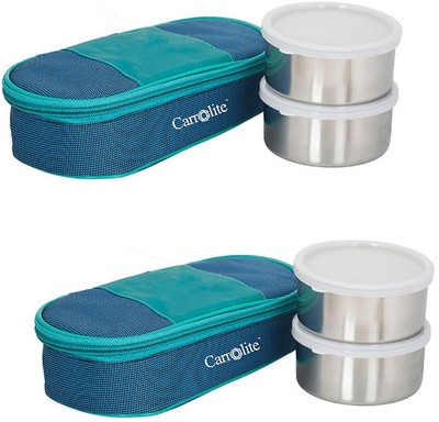 Philco Combo Royal Blue-Green Lunchbox-4 Steel Container 4 Containers Lunch Box(800 ml), Multicolor
Philco Combo Royal Blue-Green Lunchbox-4 Steel Container 4 Containers Lunch Box(800 ml), Multicolor