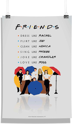 Friends Tv Series Umbrella Wall Poster Photographic Paper(18 inch X 12 inch, Rolled)
Friends Tv Series Umbrella Wall Poster Photographic Paper(18 inch X 12 inch, Rolled)