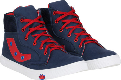 Kraasa Sneakers For Men(Navy, Red