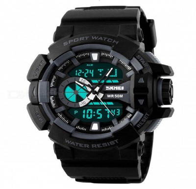 TopamTop WR50 Dual Time Alarm Digital Analog Grey Chronograph Watch - For Men & Women
TopamTop WR50 Dual Time Alarm Digital Analog Grey Chronograph Watch - For Men & Women