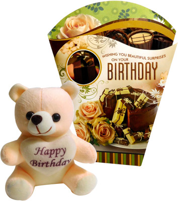 Siddhi Gifts birthday gifts for girls - Birthday Greeting Card With Small Teddly(Set of 2)
Siddhi Gifts birthday gifts for girls - Birthday Greeting Card With Small Teddly(Set of 2)