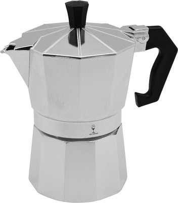 HSP Premium Stovetop Moka Pot - Coffee / Tea Percolator ( Coffee/Tea Filter + Decoction maker )-Aluminium Espresso Maker - For Bold, Full Body Espresso - Easy to Use - Makes 3 Cups 3 Cups Coffee Maker(Silver)
HSP Premium Stovetop Moka Pot - Coffee / Tea Percolator ( Coffee/Tea Filter + Decoction maker )-Aluminium Espresso Maker - For Bold, Full Body Espresso - Easy to Use - Makes 3 Cups 3 Cups Coffee Maker(Silver)