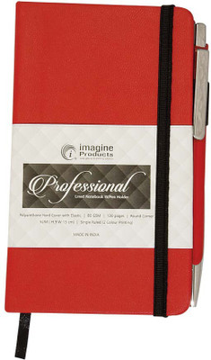Imagine Products Pocket-size Notebook(Ruled, Red)