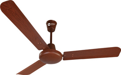 Orient Electric Energy Star 3 Blade Ceiling Fan(Rosewood, Pack of 1), Brown