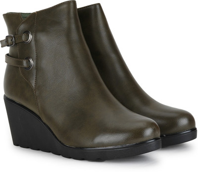 Jealous 21 Boots For Women(Green
