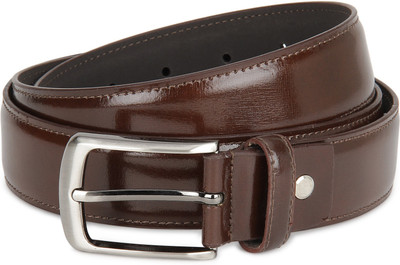 Woods Men Formal Brown Genuine Leather Belt