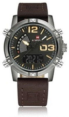 Naviforce AQUANAVIFORCE002 NAVIFORCE 9095 Men's Fashion Sport Watches Men Quartz Analog LED Clock date Man Leather Military 30m Waterproof Japan Watch-Coffee color Watch - For Men
Naviforce AQUANAVIFORCE002 NAVIFORCE 9095 Men's Fashion Sport Watches Men Quartz Analog LED Clock date Man Leather Military 30m Waterproof Japan Watch-Coffee color Watch - For Men
