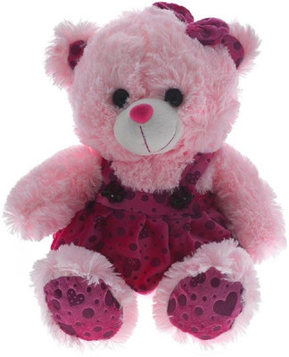 Dhoom Teddy Bear Girl - Pink - 30 cm(Pink)