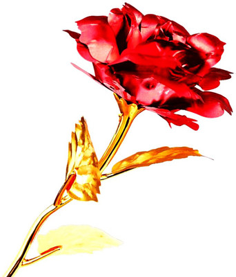 SSEmp Golden Red Rose - Gift of Love Friendship Valentine Decorative Showpiece - 25.5 cm(Gold Finish, Gold, Red)
SSEmp Golden Red Rose - Gift of Love Friendship Valentine Decorative Showpiece - 25.5 cm(Gold Finish, Gold, Red)