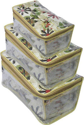 Addyz Set of 3 Flora printed Vanity Cosmetic toiletry Wardrobe Organizer Regular Makeup kit storage case. Jewellery Vanity Box(Beige)
Addyz Set of 3 Flora printed Vanity Cosmetic toiletry Wardrobe Organizer Regular Makeup kit storage case. Jewellery Vanity Box(Beige)