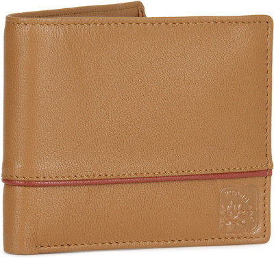 Woodland Men Tan Genuine Leather Wallet(4 Card Slots)