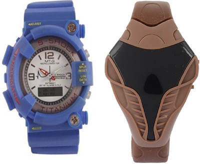 COSMIC BROWN COBRA DIGITAL LED BOYS WATCH WITH BLUE S SHOCK SUPER STYLISH SPORTS KIDS Watch - For Boys
COSMIC BROWN COBRA DIGITAL LED BOYS WATCH WITH BLUE S SHOCK SUPER STYLISH SPORTS KIDS Watch - For Boys