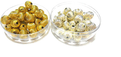 GOELX Metal Designer Beads Combo of Gold & Silver 8 mm in Storage Organizers for Beading/Jewelry Making & Art Craft Work
GOELX Metal Designer Beads Combo of Gold & Silver 8 mm in Storage Organizers for Beading/Jewelry Making & Art Craft Work