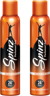 Spinz Achiever Deodorant Body Spray Pack of 2 Combo (150ML each) Deodorant Spray - For Women(300 ml, Pack of 2)
Spinz Achiever Deodorant Body Spray Pack of 2 Combo (150ML each) Deodorant Spray - For Women(300 ml, Pack of 2)