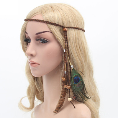 SSEmp Bohemian Peacock Feather Braid Hair Stylish Hoop Head Band - Gift of Valentine, Love, Friendship Head Band(Multicolor)
SSEmp Bohemian Peacock Feather Braid Hair Stylish Hoop Head Band - Gift of Valentine, Love, Friendship Head Band(Multicolor)