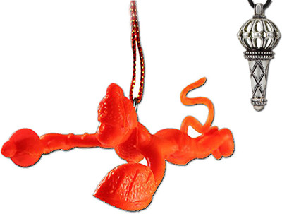 DivyaMantra Combo Of Orange Flying Hanuman Car Mirror Hanging and Lord Hanuman Gada Metallic Pendant Decorative Showpiece - 12 cm(Plastic, Orange)
DivyaMantra Combo Of Orange Flying Hanuman Car Mirror Hanging and Lord Hanuman Gada Metallic Pendant Decorative Showpiece - 12 cm(Plastic, Orange)