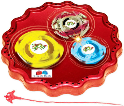 GRAPPLE DEALS 2 Blader BeyBlade With Spinning Battle Top With Super Power Legend For Kids.(Multicolor)
GRAPPLE DEALS 2 Blader BeyBlade With Spinning Battle Top With Super Power Legend For Kids.(Multicolor)