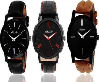 Mikado EXCLUSIVE TIME MASTERPIECE DESIGN 3 WATCHES COMBO SET FOR MEN'S AND BOY'S Watch - For Men
Mikado EXCLUSIVE TIME MASTERPIECE DESIGN 3 WATCHES COMBO SET FOR MEN'S AND BOY'S Watch - For Men