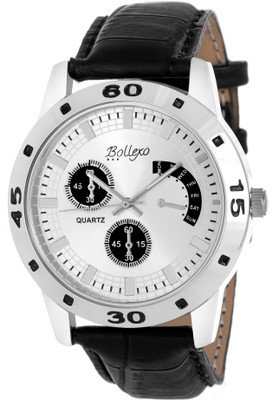 Bollexo Bold Designer Black Premium Watch - For Men