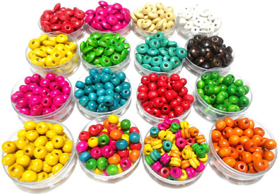 GOELX Wooden Beads Multicolour Combo -- Range of Multicoloured Vibrant Shades & Designs (6mm) in Mini Storage Organizers
GOELX Wooden Beads Multicolour Combo -- Range of Multicoloured Vibrant Shades & Designs (6mm) in Mini Storage Organizers