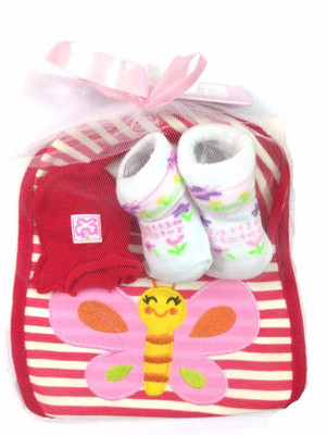 Babies Bloom Red Butterfly Design 3 Pcs High Quality Baby Bib, Anti Scratch Mittens And Socks Gift Set For Baby Girl (0-6 Months)(Multicolor)
Babies Bloom Red Butterfly Design 3 Pcs High Quality Baby Bib, Anti Scratch Mittens And Socks Gift Set For Baby Girl (0-6 Months)(Multicolor)