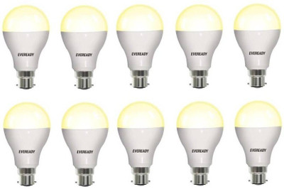 Eveready 12 W Standard B22 LED Bulb(Yellow, Pack of 10)