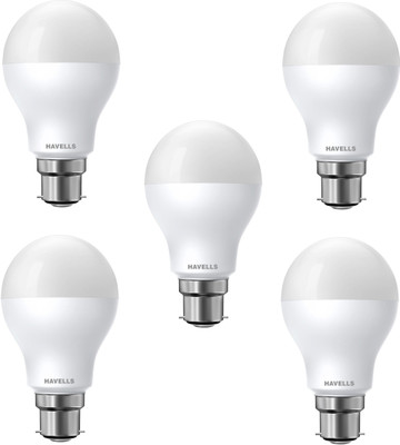 Havells 5 W Standard B22 LED Bulb(Yellow, Pack of 5)