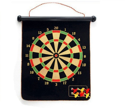Bruzone Magnetic Bullseye Game 17 Inch B05 Soft Tip Dart(Black, Pack of1)
