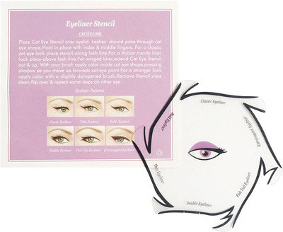 Siempre21 Gugzy 6 Styles of Eyeliner Stencil Models Eyebrow Stencil(1)
