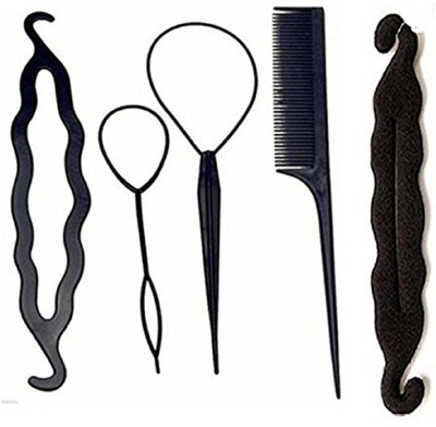 Confidence Unique Hair Accessories Hair Tools Kit (Set Of 5 Tools) Hair Accessory Set(Black)
Confidence Unique Hair Accessories Hair Tools Kit (Set Of 5 Tools) Hair Accessory Set(Black)