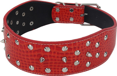 SRI Imported High Quality Adjustable Dog Collar 2.4 Inch With Triangular Metal Rivet Studs Design Dog Everyday Collar(, Red
SRI Imported High Quality Adjustable Dog Collar 2.4 Inch With Triangular Metal Rivet Studs Design Dog Everyday Collar(, Red