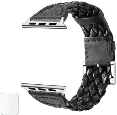 J Replacement Watch Strap Single Weave_01 Smart Watch Strap(Black)