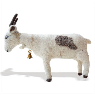 De Kulture Works Goat Soft Toy and Showpiece I Handmade Needle felted Goat Soft Toy, Figurine, Home & Office Decor - 4 inch(Multicolor)
De Kulture Works Goat Soft Toy and Showpiece I Handmade Needle felted Goat Soft Toy, Figurine, Home & Office Decor - 4 inch(Multicolor)