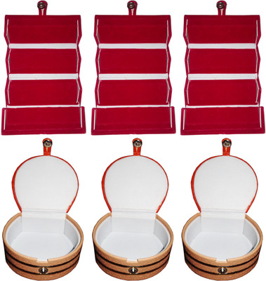Funkroo Combo 3 pc red ear ring folder and 3 pc bangle box Makeup Vanity Box(Multicolor)
Funkroo Combo 3 pc red ear ring folder and 3 pc bangle box Makeup Vanity Box(Multicolor)
