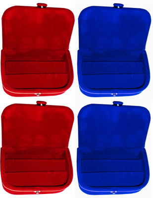 Funkroo combo deal 2pc red ring box & 2pc blue earring vanity box Makeup Vanity Box(Multicolor)
Funkroo combo deal 2pc red ring box & 2pc blue earring vanity box Makeup Vanity Box(Multicolor)