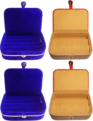 Funkroo combo deal 2pc blue ring box & 2pc brown earring vanity box Makeup Vanity Box(Multicolor)
Funkroo combo deal 2pc blue ring box & 2pc brown earring vanity box Makeup Vanity Box(Multicolor)