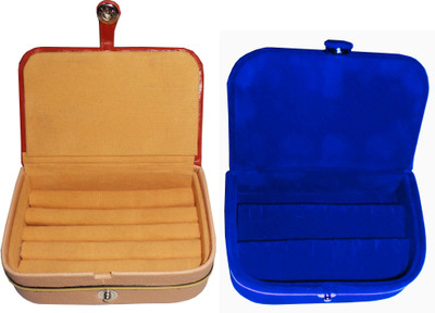 Funkroo combo deal blue ring box & blue earring vanity box Makeup Vanity Box(Multicolor)
Funkroo combo deal blue ring box & blue earring vanity box Makeup Vanity Box(Multicolor)