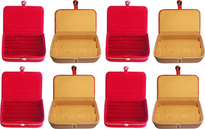 Funkroo combo deal 4pc red ring box & 4pc brown earring vanity box Makeup Vanity Box(Multicolor)
Funkroo combo deal 4pc red ring box & 4pc brown earring vanity box Makeup Vanity Box(Multicolor)