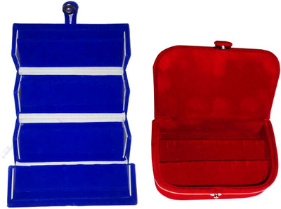 Funkroo Combo 1 pc blue earring folder and 1 pc red ear ring box vanity case Makeup Vanity Box(Multicolor)
Funkroo Combo 1 pc blue earring folder and 1 pc red ear ring box vanity case Makeup Vanity Box(Multicolor)