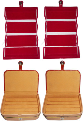 Funkroo combo deal 2pc red earing folder & 2pc ring vanity box Makeup Vanity Box(Multicolor)
Funkroo combo deal 2pc red earing folder & 2pc ring vanity box Makeup Vanity Box(Multicolor)