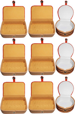 Funkroo Combo 3 pc earring box 3 pc ear ring folder 3 pc bangle box jewelry vanity case Makeup Vanity Box(Multicolor)
Funkroo Combo 3 pc earring box 3 pc ear ring folder 3 pc bangle box jewelry vanity case Makeup Vanity Box(Multicolor)